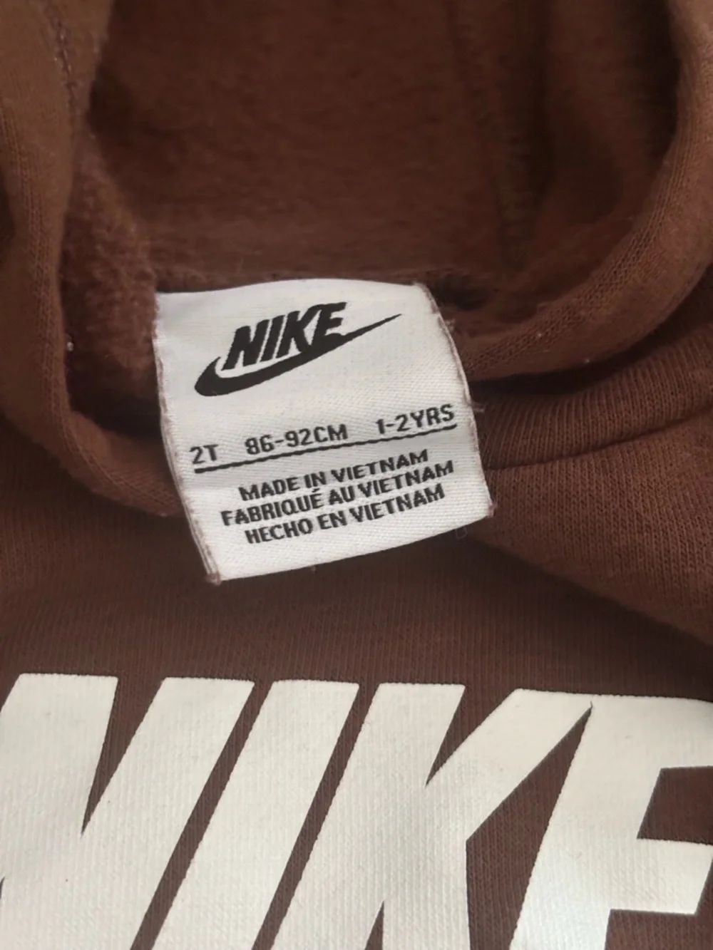 Nike Kids Club Brown Hoodie & Jogger Set - Picture 7 of 8